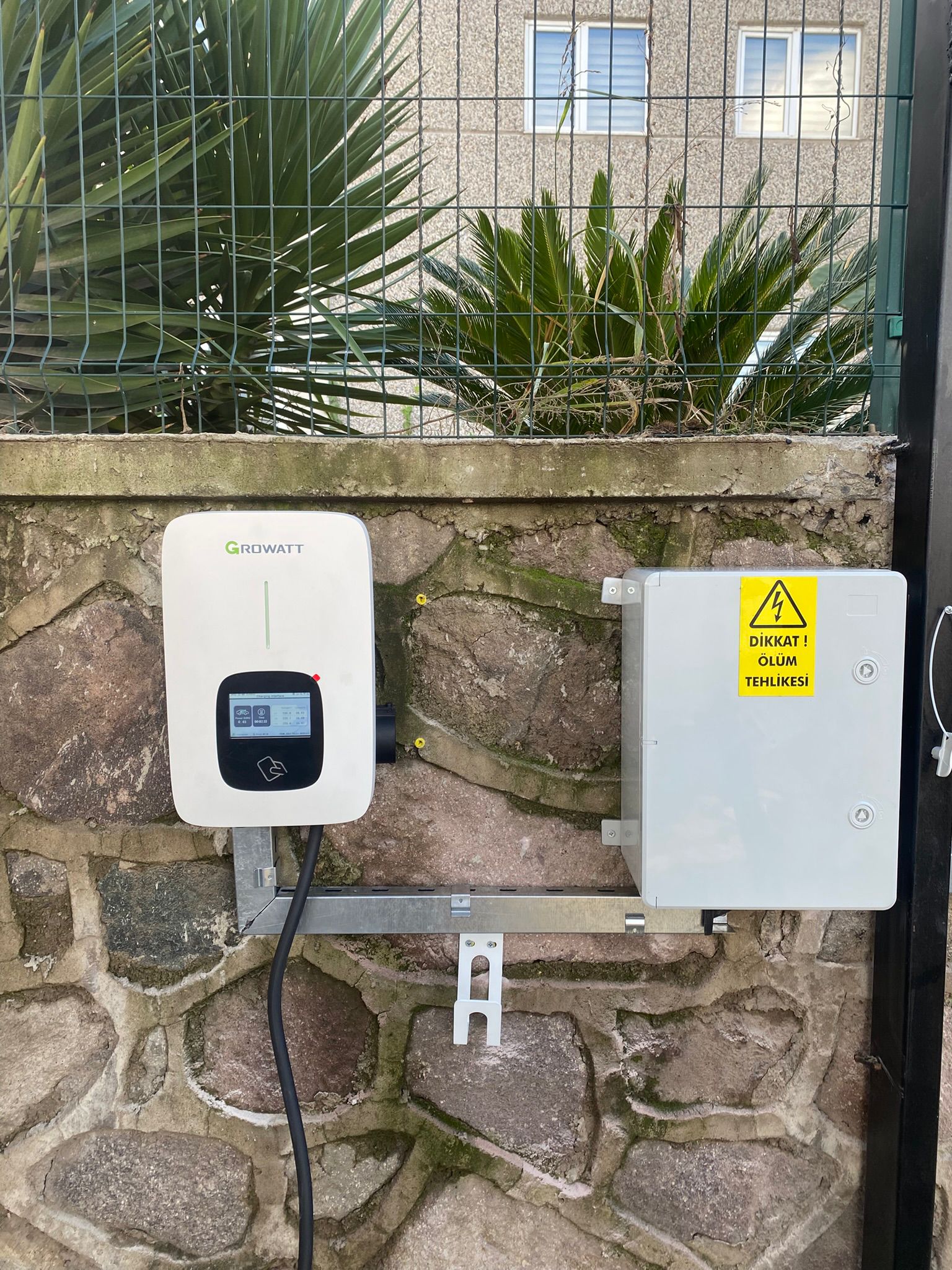 22 kW Araç Şarj İstasyonu Montajı