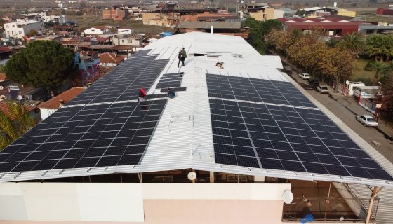 Pv Enerji | Manisa 120 kWp Güneş Enerjisi Kurulumu